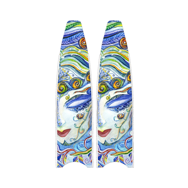 Cặp lưỡi chân nhái Leaderfins Pure Carbon Mermaid Limited Edition – Đôi